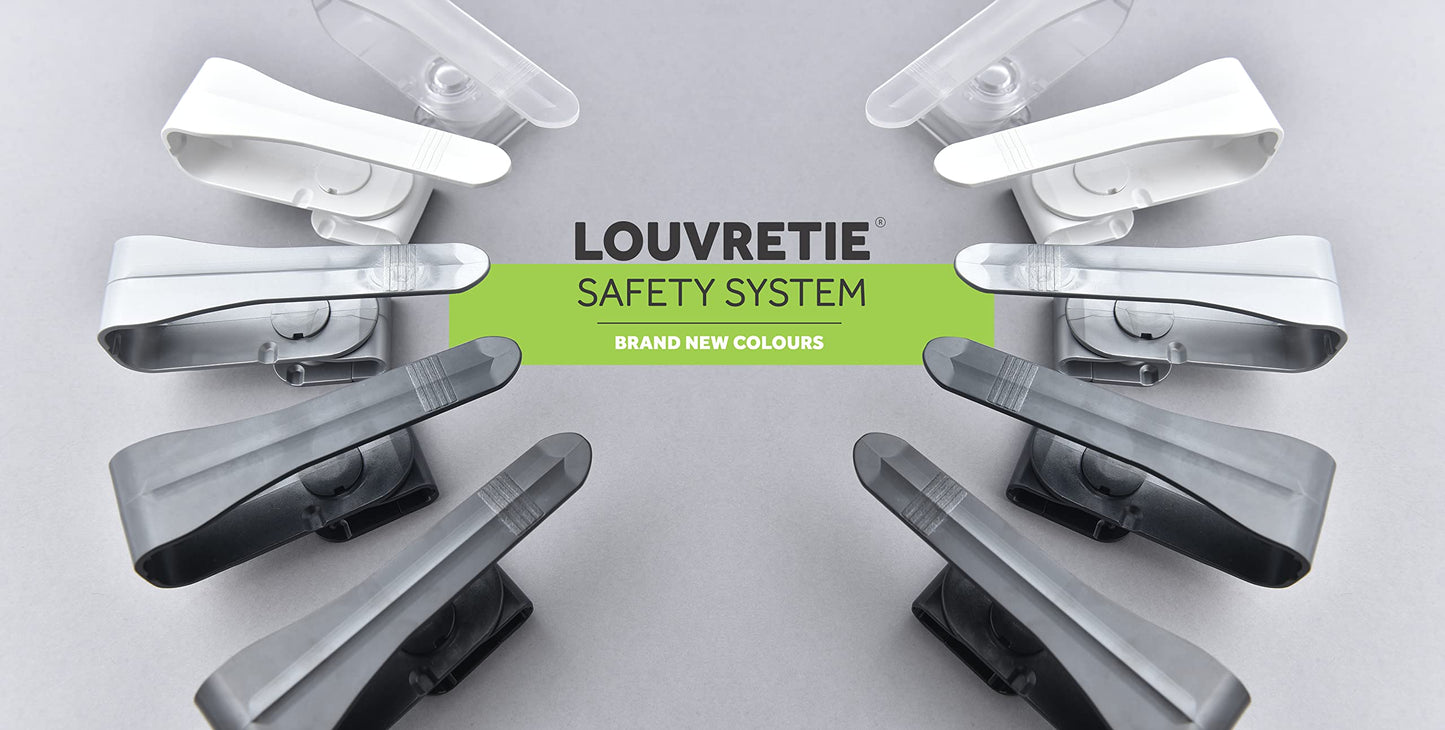 LOUVRETIE Safety System x4 Anthracite Grey