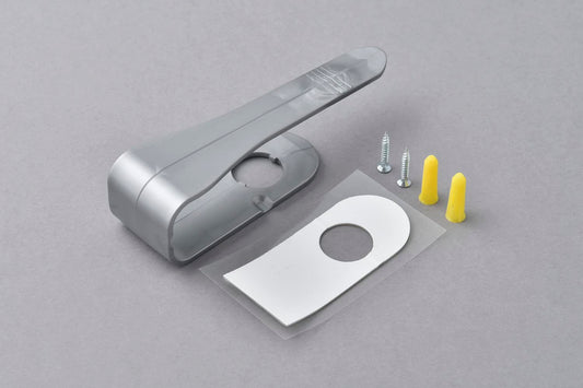 Louvretie Large Vertical Blind Tieback x1 Silver Grey