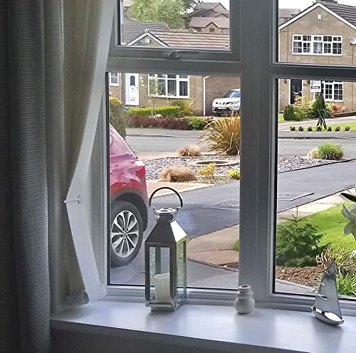 LOUVRETIE Large Vertical Blind Tieback x4 Anthracite Grey