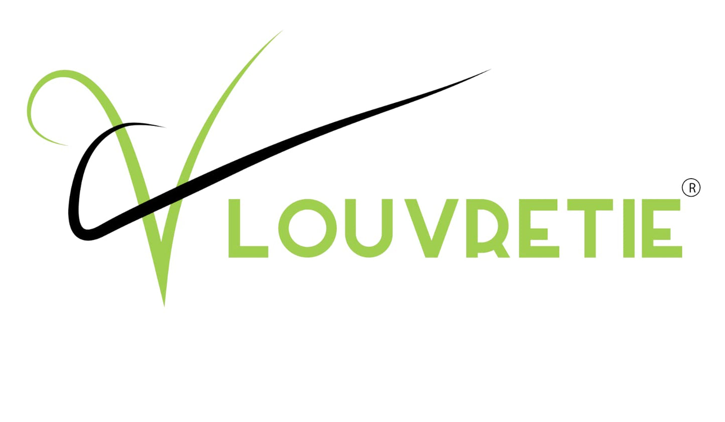 LOUVRETIE Vertical Blind Tieback x4 White