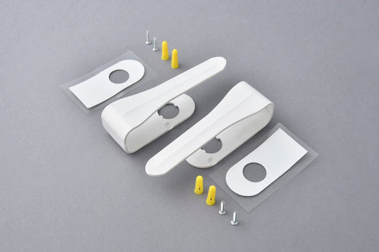 Louvretie Large Vertical Blind Tiebacks x2 White